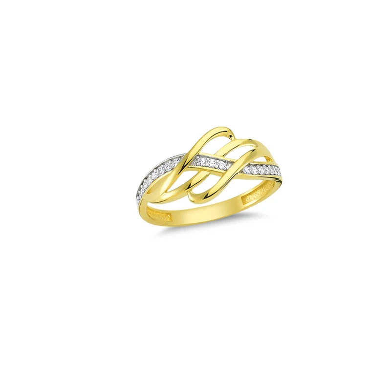 14K Solid Gold Elegant Ring for Women