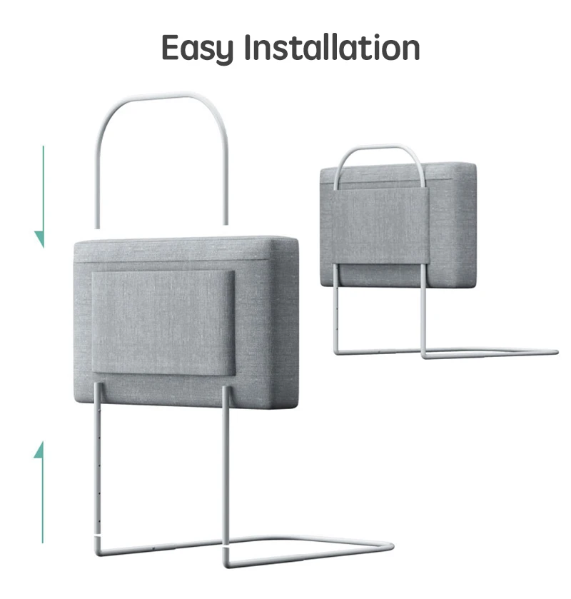 1 Stück 47 cm Kinderbettbarriere für Babybett Zaun Geländer für Kinderbettschutz Bettgitterschutz für Kinder – Detail 5