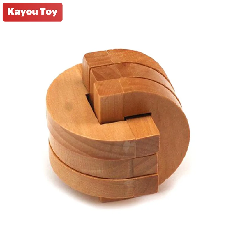 Kayou – balle circulaire 3D en bois, Puzzle, jeu pour adultes et enfants, cadeau idéal