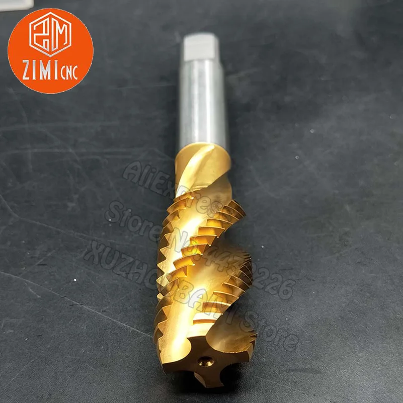 M20*2.5 High-quality Titanium-plated Spiral Groove Machine Tap For Machining Stainless Steel HSSE Tap Drill Threading Tool Screw