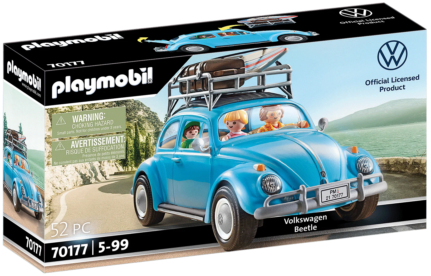 Playmobil Volkswagen Beetle, 70177, original, juguetes, niños, niñas, regalos, coleccionista, figuras, muñecos, tienda, con caja