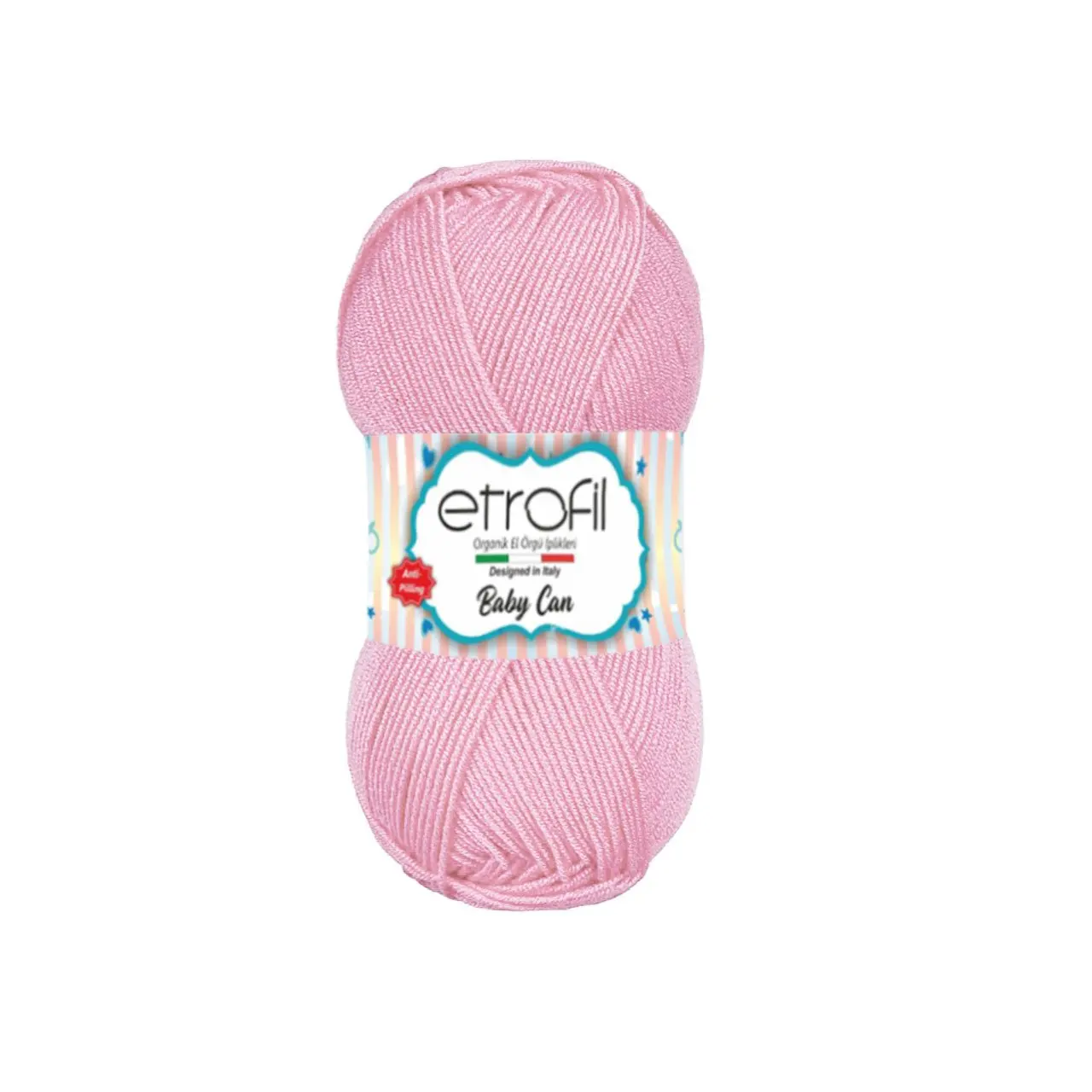 Etrofil Baby Can Anti-Pilling Yarn Hand Knitting Crochet 100g-250m Soft Mink Merino Wool Amigurumi Cardigan Kid Sweater Colors