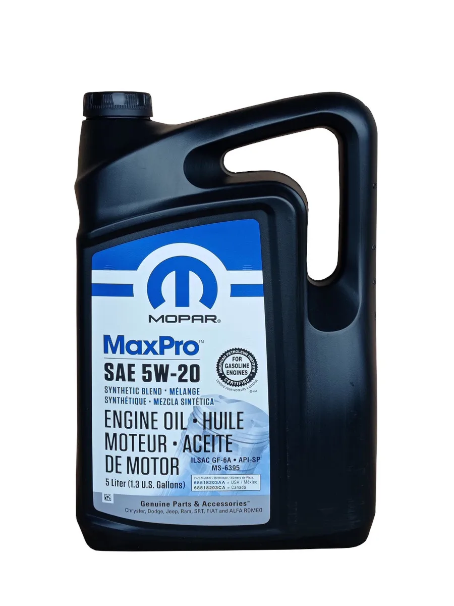 O que é o óleo de motor Mopar Maxpro 0W-20 e por que ele é uma escolha ideal?