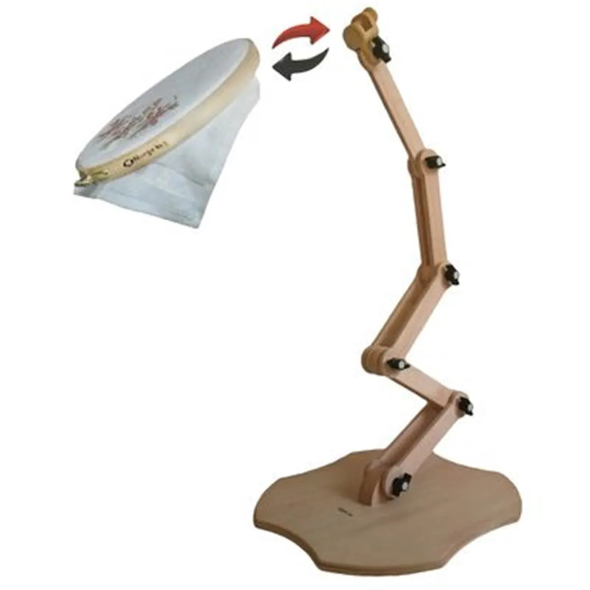 Nurge Adjustable Footed Embroidery Stand 190-5 Can Be Used With Any Diameter And Thickness Hoop  Be  By Attaching