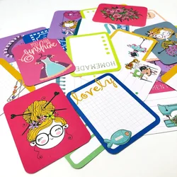 Kreatywna ścieżka karton dziennikarstwo karty dwustronny nadruk DIY rzemiosło Scrapbooking projekt Album Journal Card upiększeń