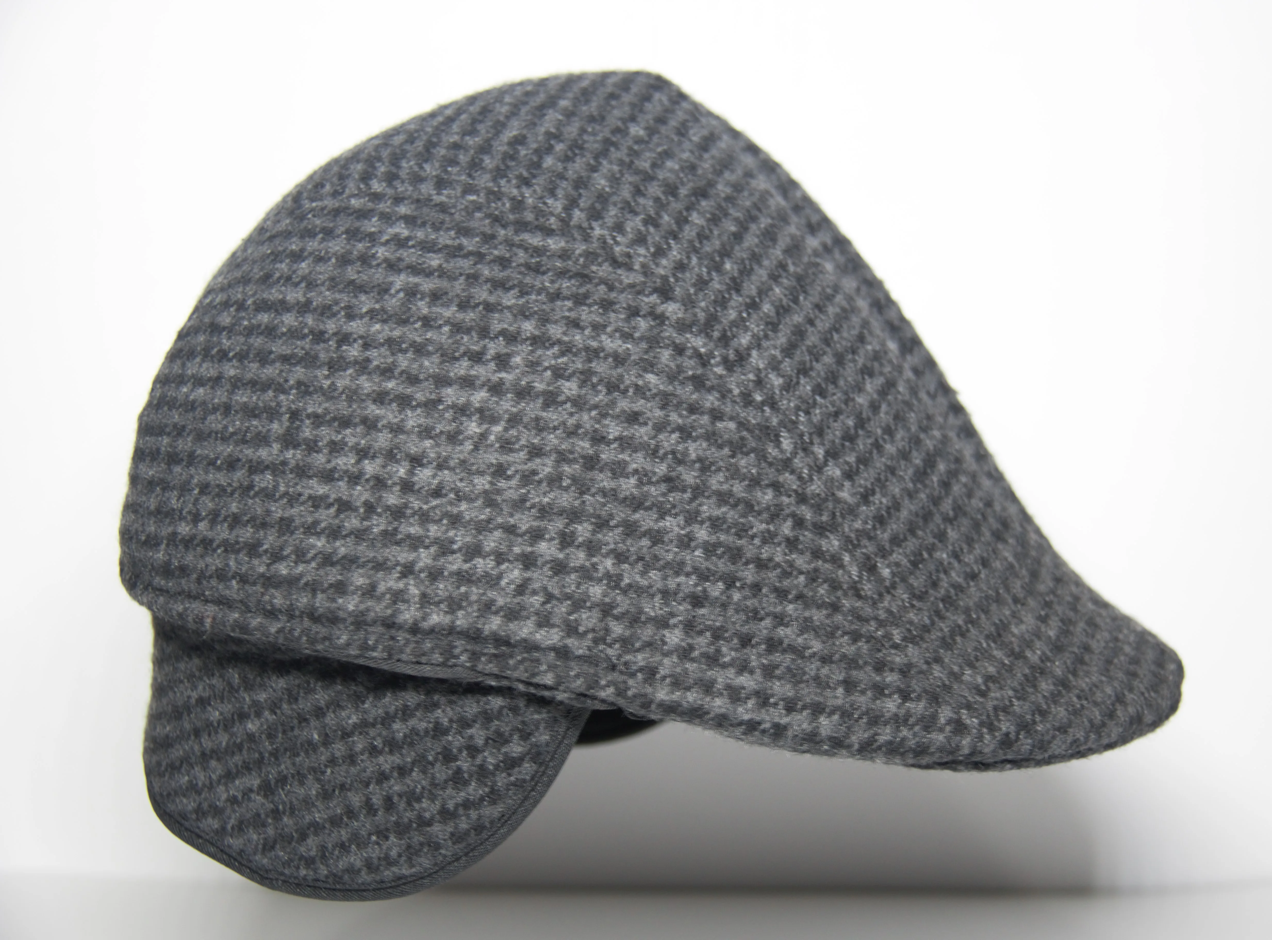 Wool Nylon Men's Newsboy Caps Autumn Winter Middle Aged Old Age Cabbie Ivy Patchwork Dad Hats for Men Flat Caps Ear Flap