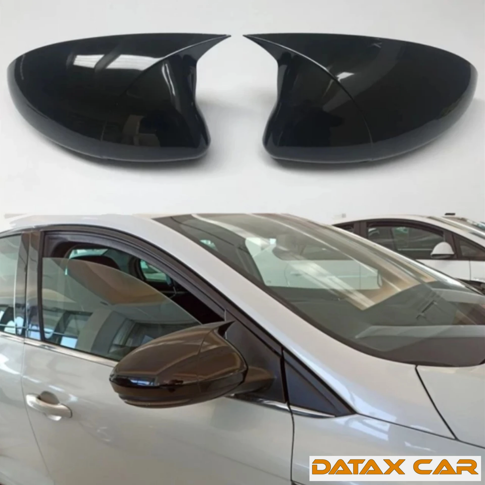 Bat Style Mirror Cover For Renault Megane 4 2016 2020 Rearview Mirror Cover 2 Pieces Cover Glossy Black Car Shields Exterior