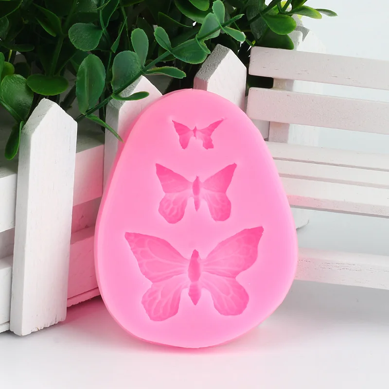 3D Butterfly Silicone Molds Wedding Cupcake Fondant Cake Decorating Tools Chocolate Candy Resin Mold Kitchen Baking Accessories