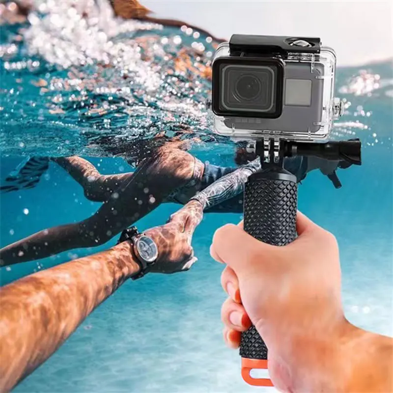 Float Hand Grip Tripod For Gopro Hero 12 11 10 9 8 7 5 Insta360 Sport Action Camera Waterproof Diving Mount Monopod Selfie Stick