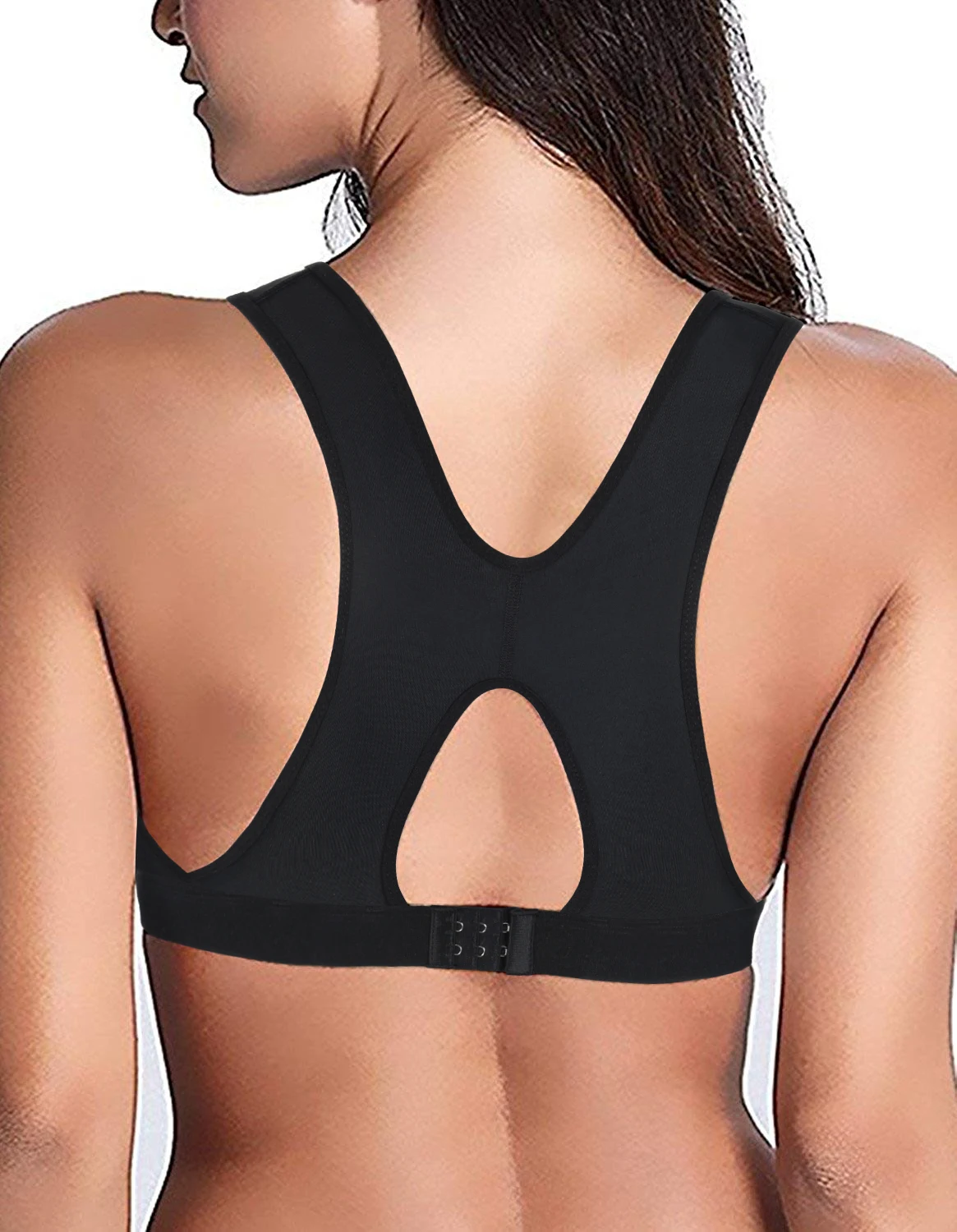 Women Seamless Bra Post-Surgery Front Closure Sports Bra Brassiere Push Up Underwear Adjustable Posture Corrector Bra Shaper Top