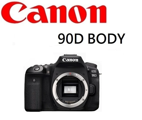 New Canon EOS 90D DSLR 4K Camera Body