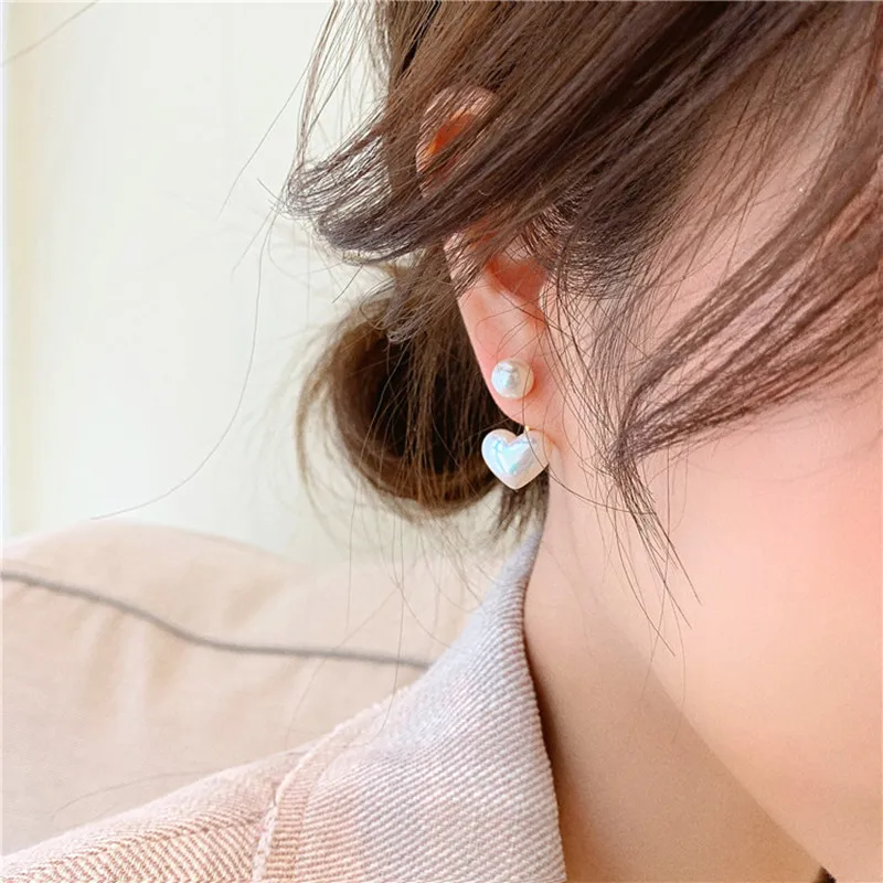 Neue klassische elegante Imitationsperlen-Ohrringe für Damen, Kristall-Langquasten-Ohrringe, exquisite Tropfenohrringe, Hochzeitsschmuck. – Detail 16