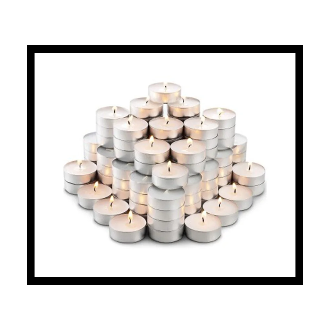 

50 PCs-100 PCs Unscented Damlamayan Durable Long Lasting High Quality Small Votive Wax-Tealight Candle