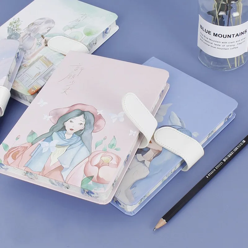 

Kawaii Color Page Notebooks B6 Students Journal Weekly Daily Planner Notebooks Popular Notepad