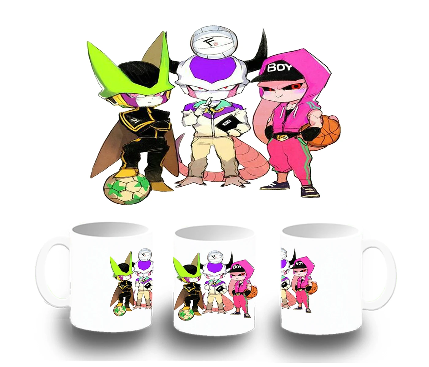 Plastic CUP DRAGON BALL EVIL SOCCER plastic mug