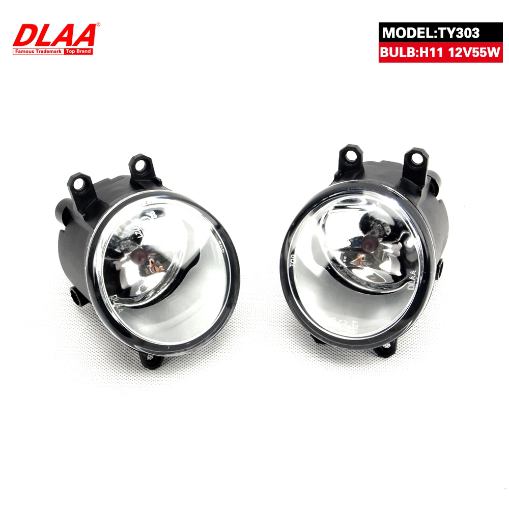 DLAA For  ALLION PREMIO 2008-2009 Front Fog Lights Car Styling Spot Light Fog Lamps With Switch - 1 Pair