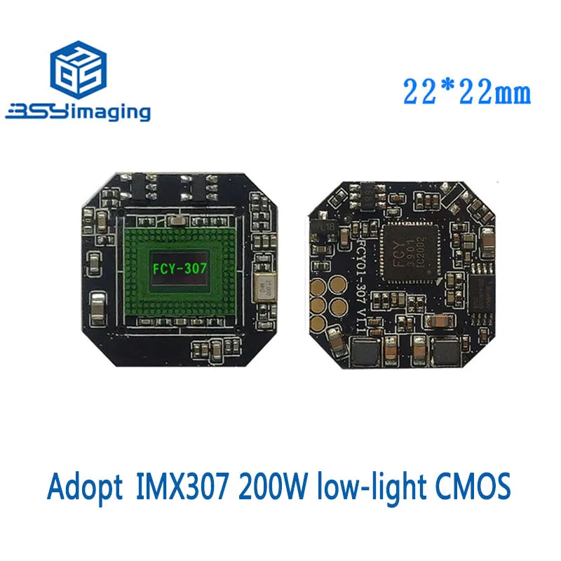 1PCS/LOT CMOS Low-light BSGD-FCY3901-IMX307 HD Digital noise reduction UTC Control Camera Module