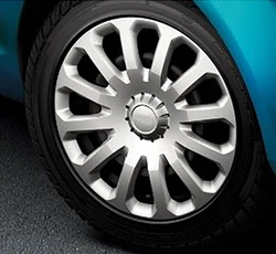 4 pcs Set Suit Rim Wheel Cover For Ford Fiesta 15 inch Rubber Cover Accessories Free Shipping Auto Wheel Cover