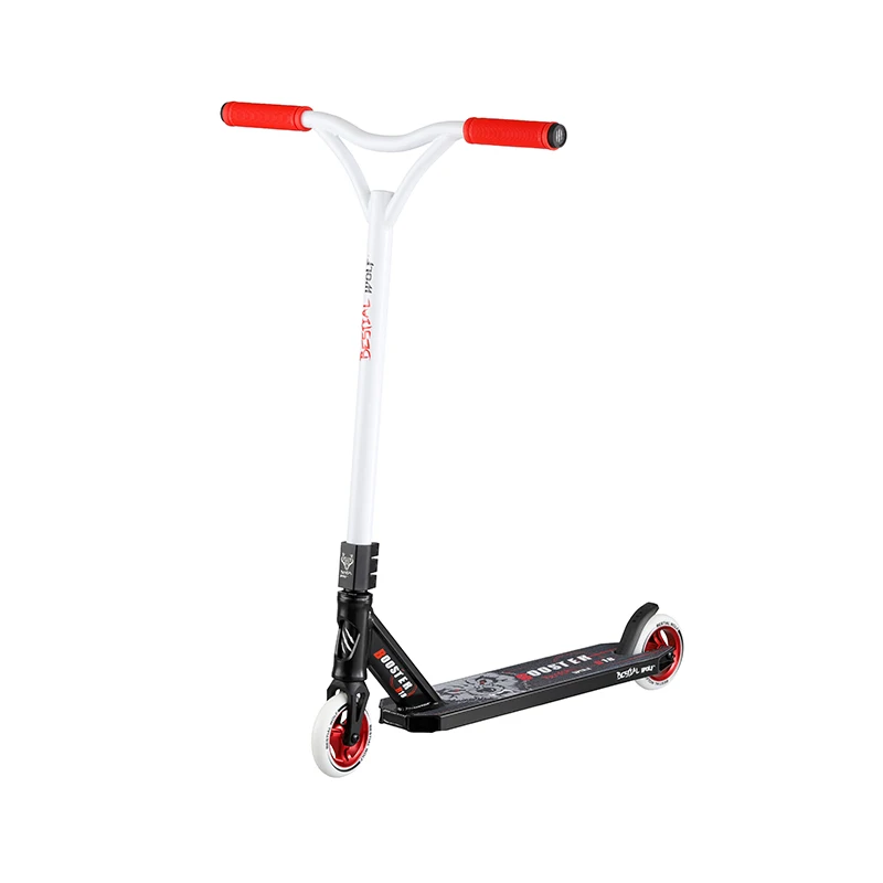 BOOSTERB18 BLACK BESTIAL WOLF-Scooter Pro Scooter Freestyle BLACK table & handlebar White