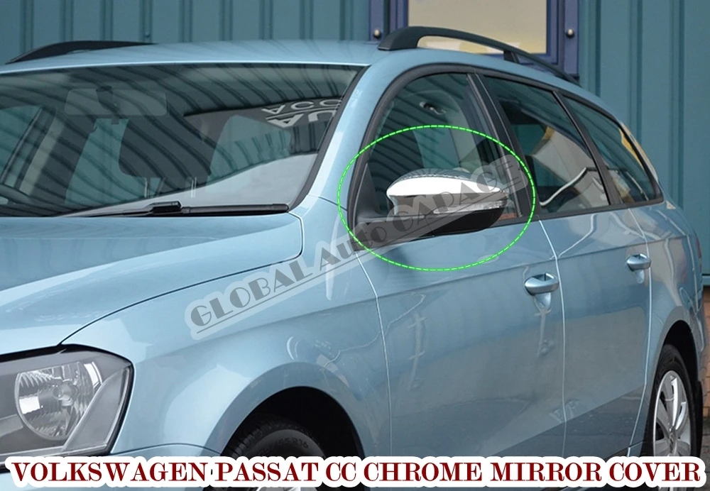 

Хромированная зеркальная Крышка для Volkswagen Passat CC 2008 2009 2010 2011 2012 2013 2014 2016 2017 2018 2019 2020 2 шт. крыло
