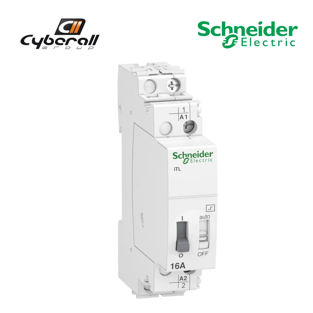 Schneider Electric-Cyberall-contender range Acti9 1 pole 16A 230VCA/110VCC-in white Color reference: A9C30811