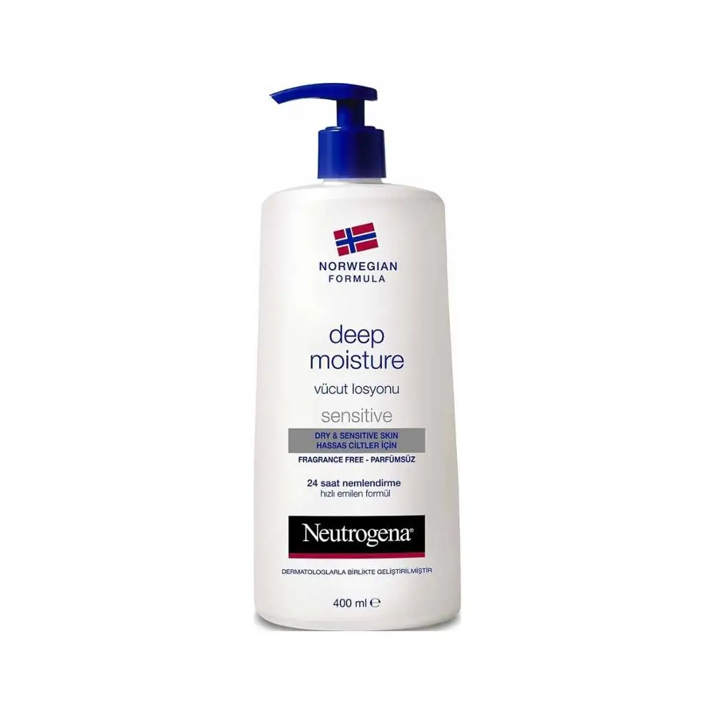 Neutrogena Deep Moisture Body Lotion Fragrance-free 400 ml Moisturizing Nourishing Softness Skin Care Hydrating Winter Care