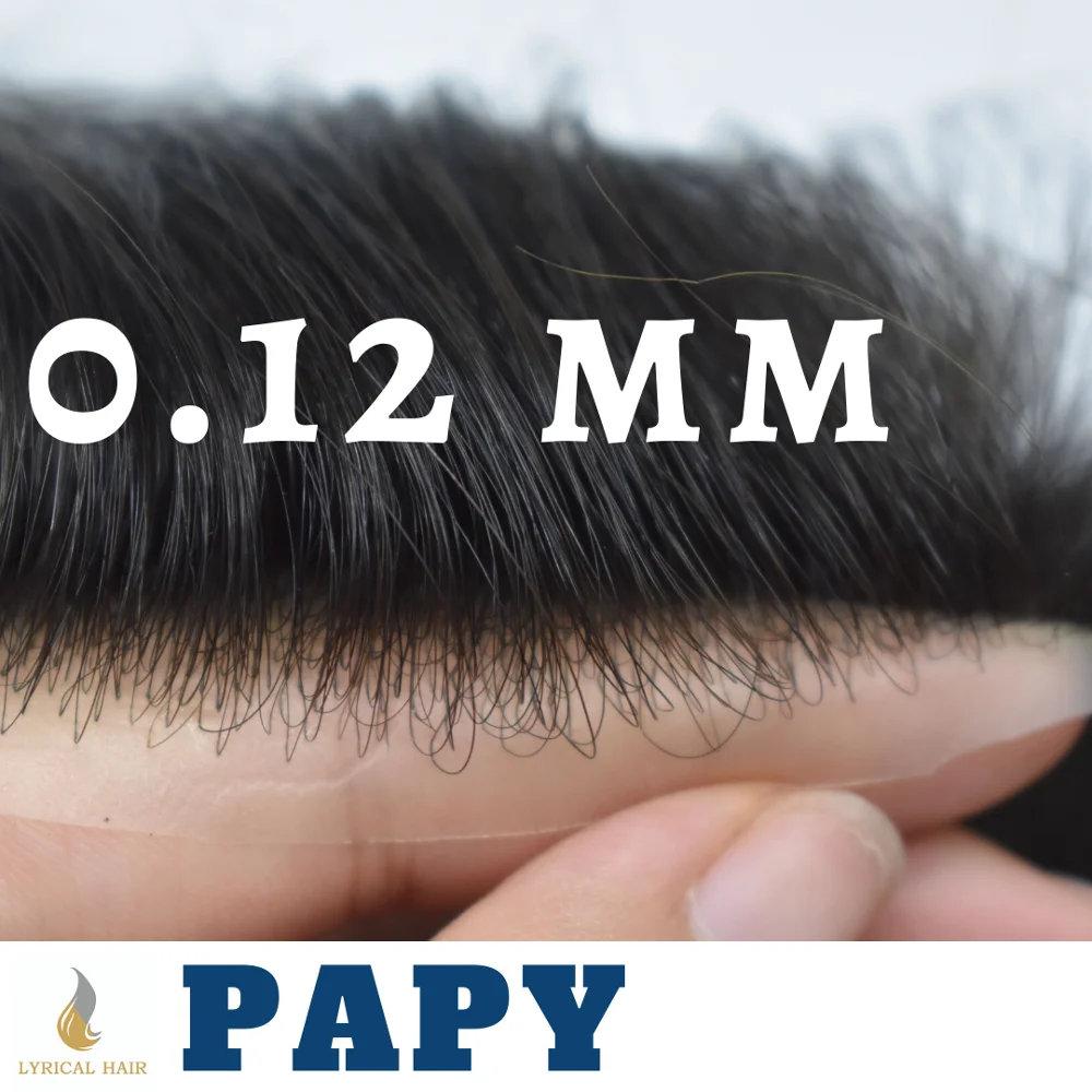 

Mens Toupee Male Hair Prosthesis Full Poly Base Remy Hair Replacement System for Men Hand Tied Natural Hairline Mens Wig