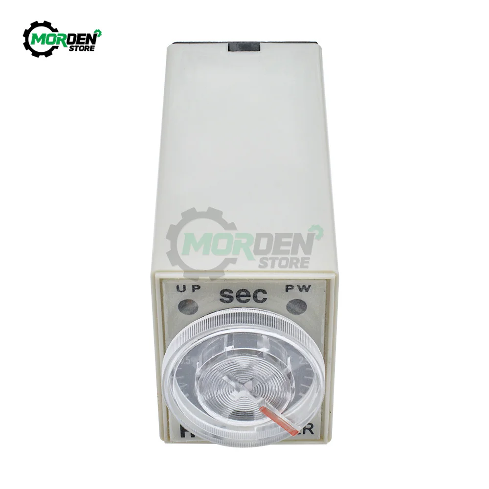 H3Y-2 AC 110V 220V Delay Timer Time Relay Switch DC 12V 24V 0 - 30 Minute/Seconds On-Delay DPDT Timing Relay switch