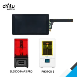 Écran LCD Photon S 5.5 2k pour imprimante 3D ELEGOO Mars Pro SX04 avec protection en verre