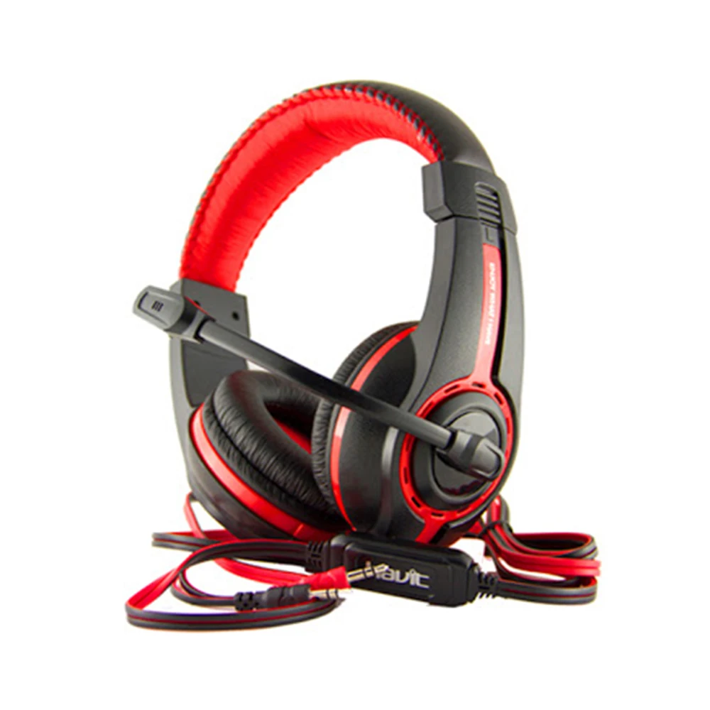 Havit Auriculares GAMING Con Micrófono  teletrabajo Skype (PS4 PRO/XBOX/NINTENDO/FORTNITE) con control volumen  HV-H2116D