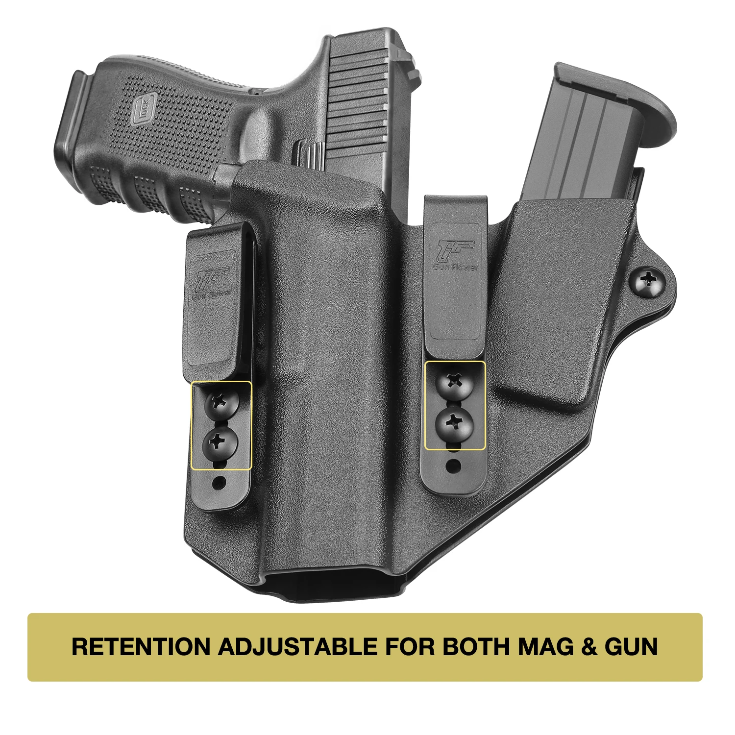 La fondina GF Sidecar Kydex si adatta a Glock 19 G19 G17 compatibile con fondina e custodia