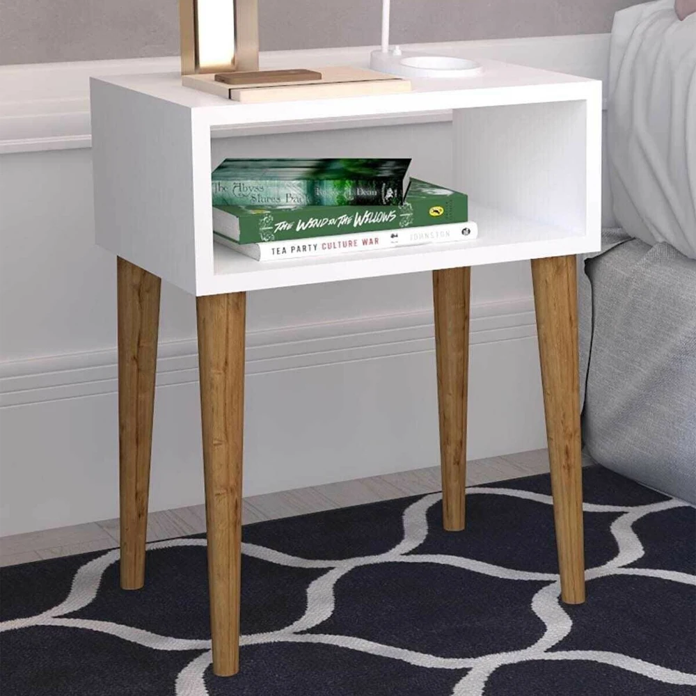 Bedside Table Modern Storage Bedroom Home Furniture, Bedroom Furniture Nightstand, Wooden Table Nightstand Service Desk