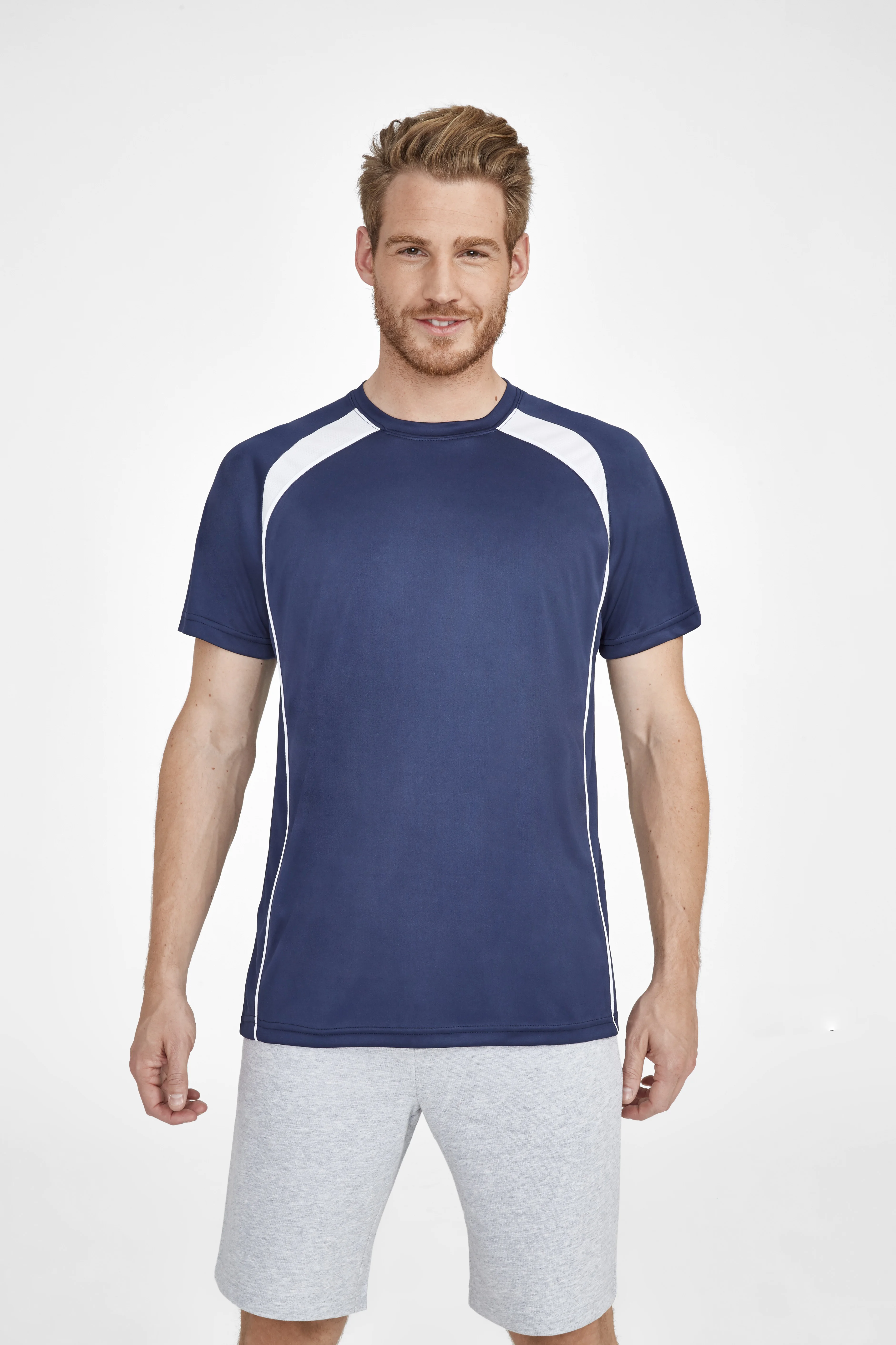 Two-tone T-shirt men Model Match