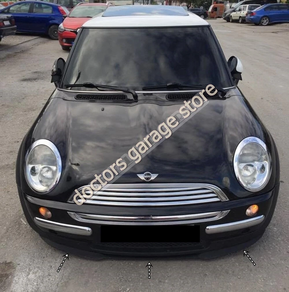 Spoiler avant pour Mini Cooper CUPRA R, lèvre de pare-chocs, spoiler Euro, universel, 3 pièces, kit carrosserie, accessoire de voiture, ornement sportif