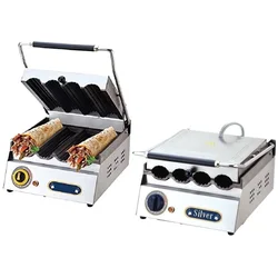 Shawarma Gyro Toaster Tortilla Wrap Sandwich Buritto Press Maker Machine Heater Warmer Roll Durum Doner Kebab Grill Griddle