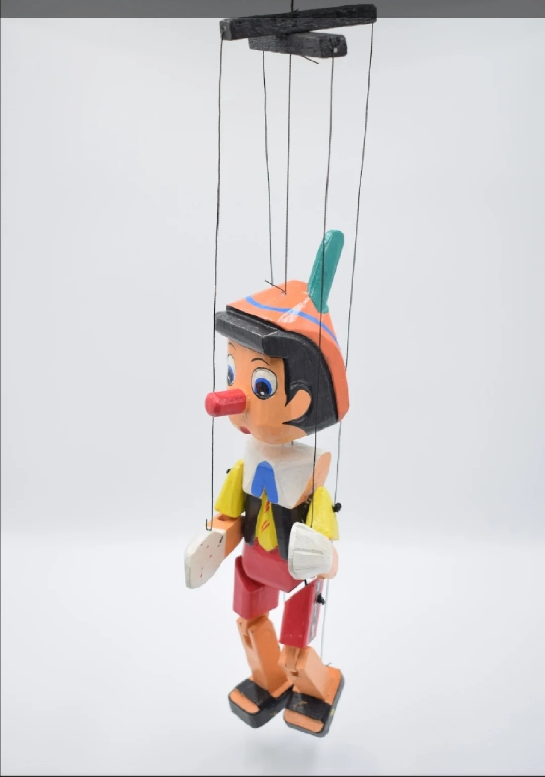 Wooden 20 cm and  24  cm and 35 cm   Pinocchio Safe Toys Puppet