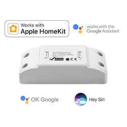 Switch Smart Home For Apple HomeKit WiFi Siri Google Assistant Voice Control Domotic Automation Socket Light Schedule Basic