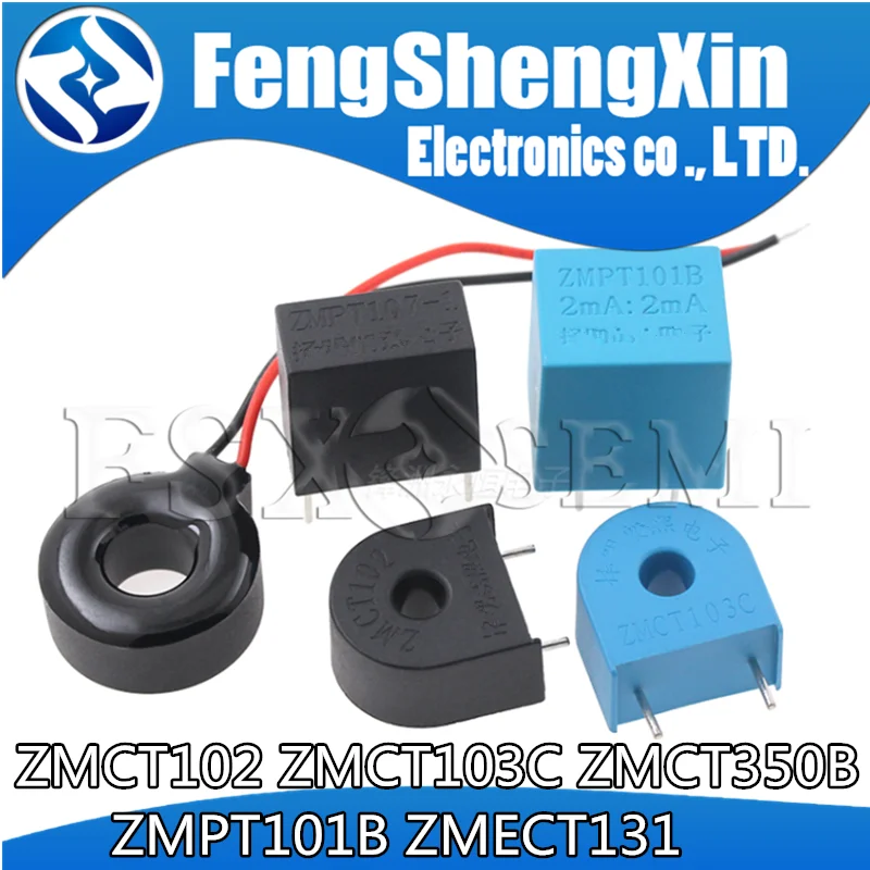 10pcs  ZMCT102 ZMCT103C ZMCT350B ZMPT101B ZMECT131 ZMPT107-1 ZMCT102W Precision current transformer 2mA