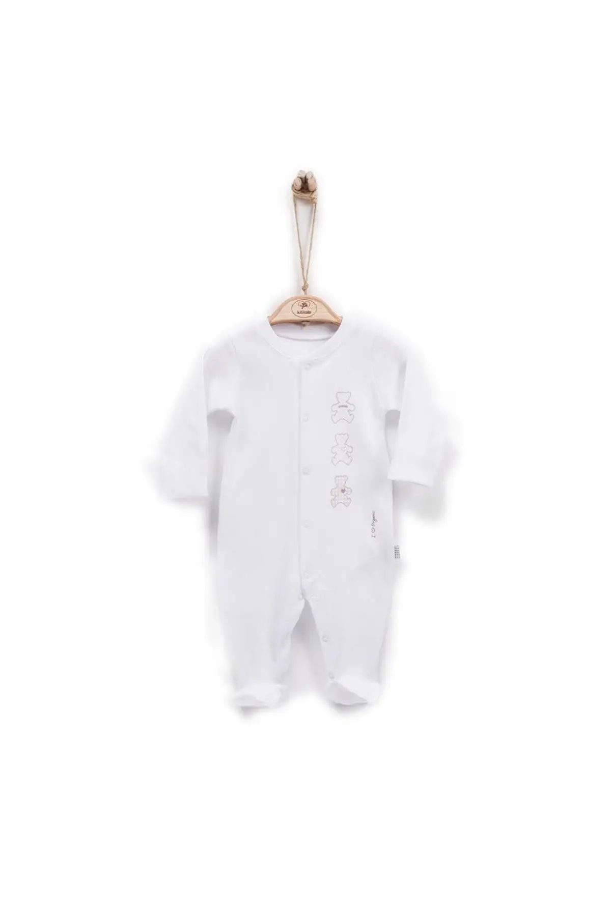 KitiKate Organic Basic Bebe Jumpsuit 76230 White