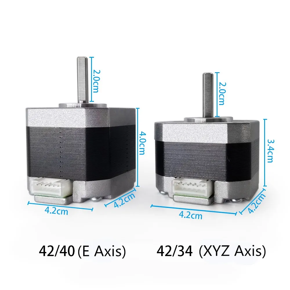 3D Printer 42 40 42 34 X/Y/Z/E Axis Stappenmotor Voor 3D Creality Ender-3 3S 3Pro Ender-5 CR-10 10S 3D Drukmachine Motoren