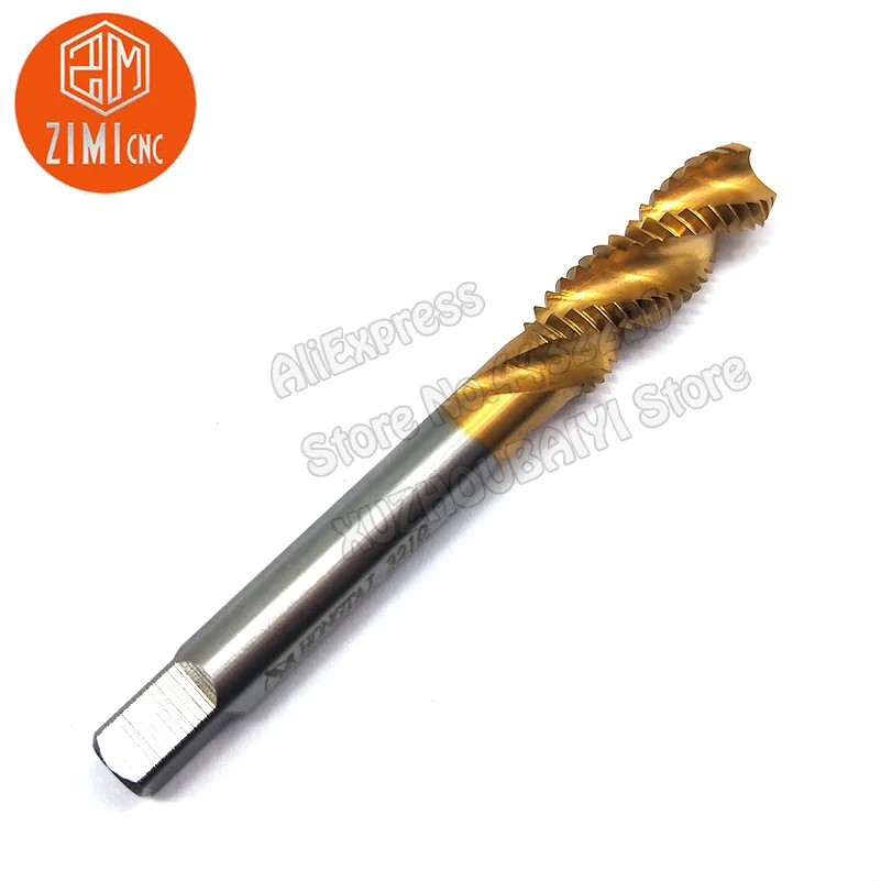 1pcs Tap Drill M10*1.5 Titanium-plated Spiral Tap Processing Stainless Steel Threading Tool Thread Tap Screw Thread Tapping
