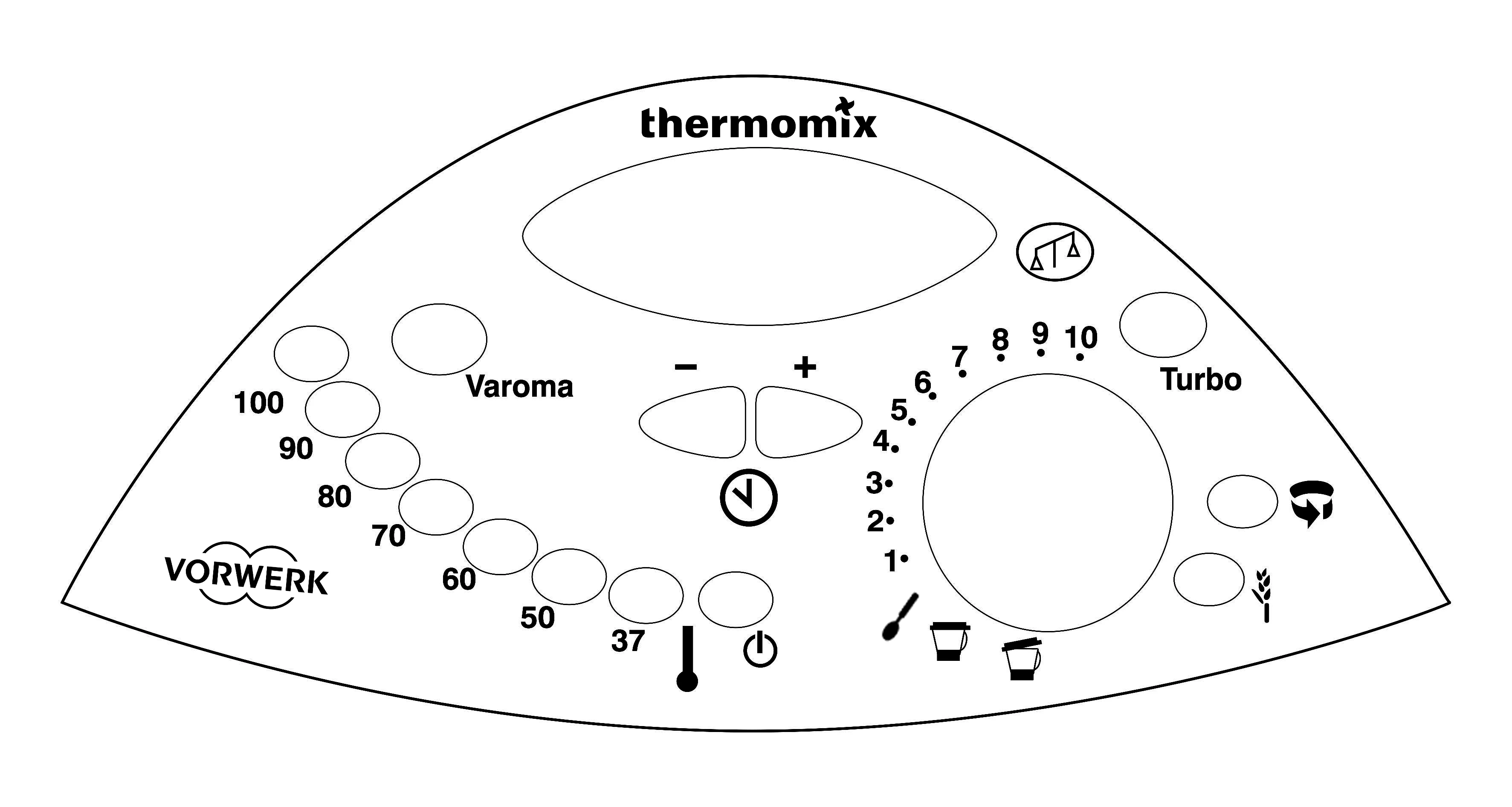 Винил прозрачный телефон ремонт стирания, наклейка передняя панель, панель управления, кнопка для THERMOMIX TM31