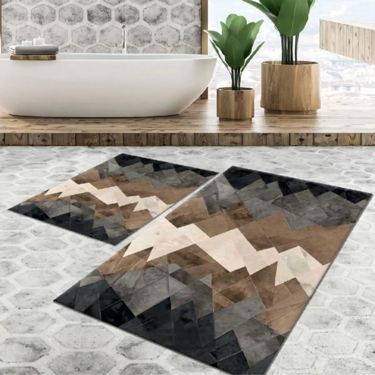 Bathroom 50x60 60x100 cm Super Absorbent Floor Anti Slip Quick Drying Bathroom Mat Floor Carpet Easy to Clean