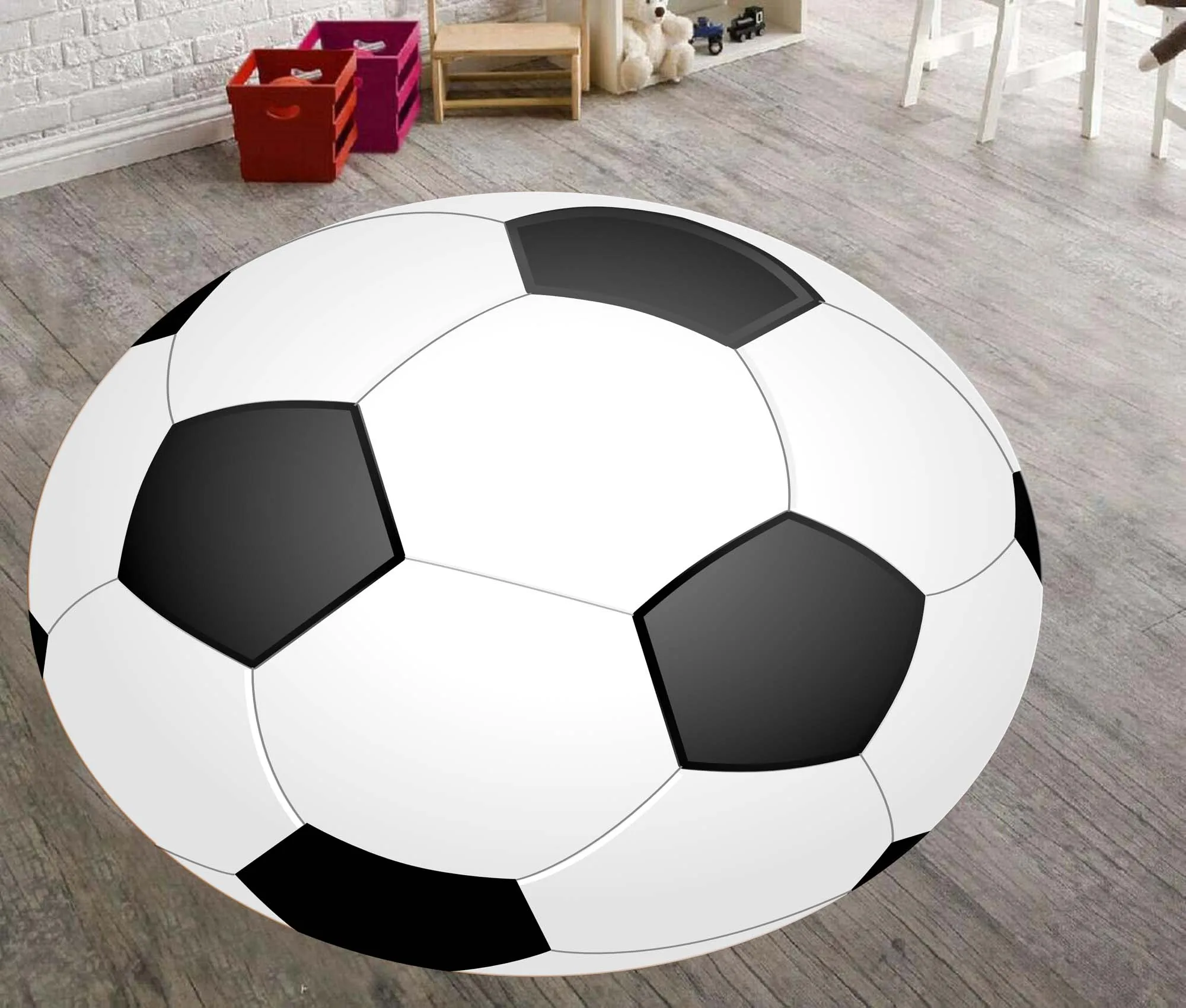 Football, Football Rug,Boys Room,Round Rug,Round Carpet,Pattern Round,Popular Rug,Themed Rug,Home Decor,Gift For Him