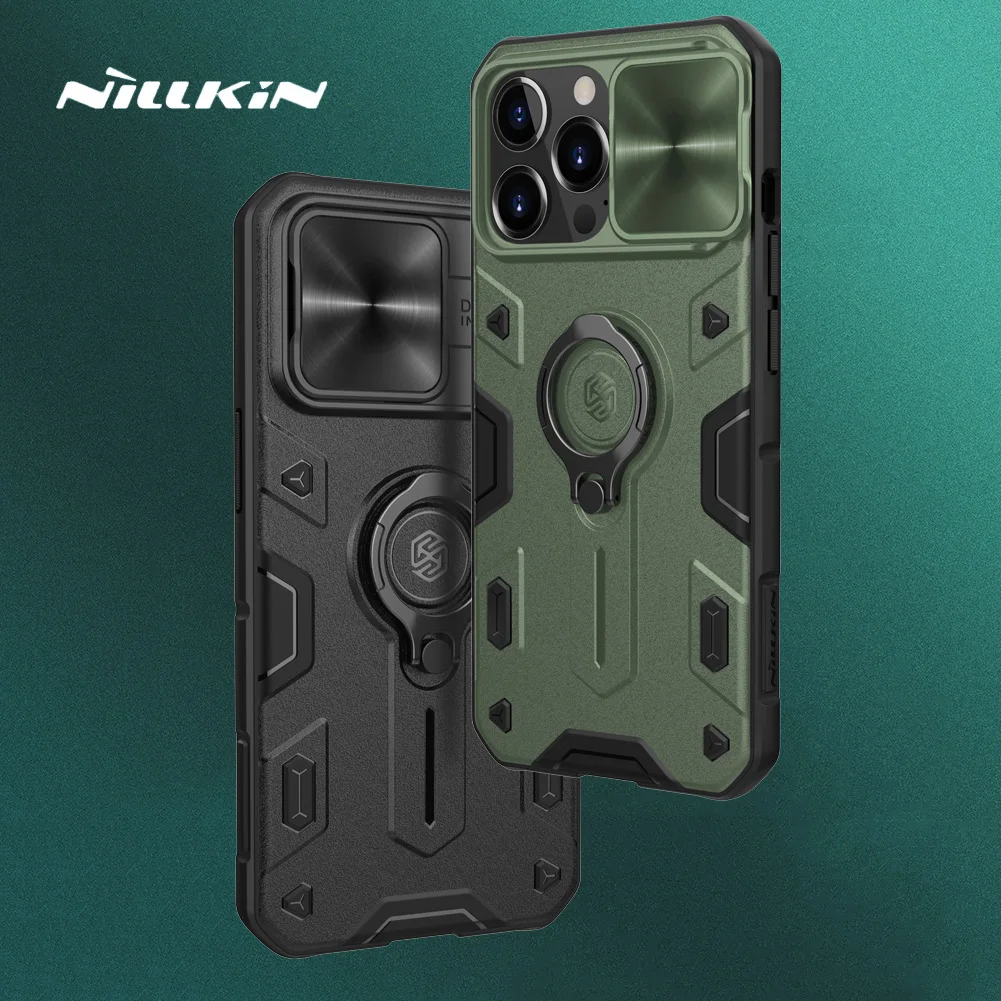 Чехол Nillkin для iPhone 13 Pro Max, защитный армированный ударопрочный чехол для камеры, тонкий защитный чехол для iPhone 13 13 Pro