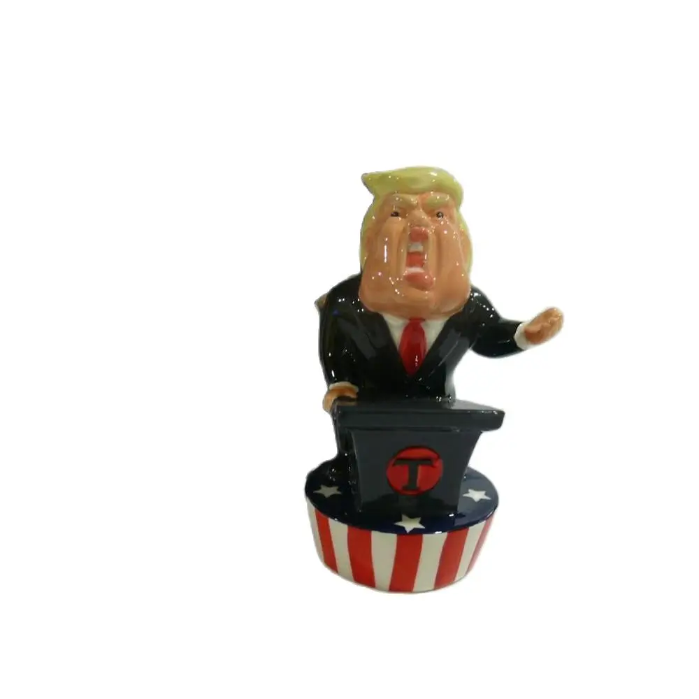 Hocha design Donald Trump (16x10x9 cm) save money with opening (includes rubber plug)