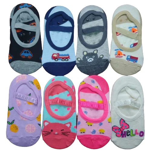 Kit 3 Pares de Meia (s) Sapatilha Antiderrapante Infantil Opção for Menino or Menina 2 up 10 years