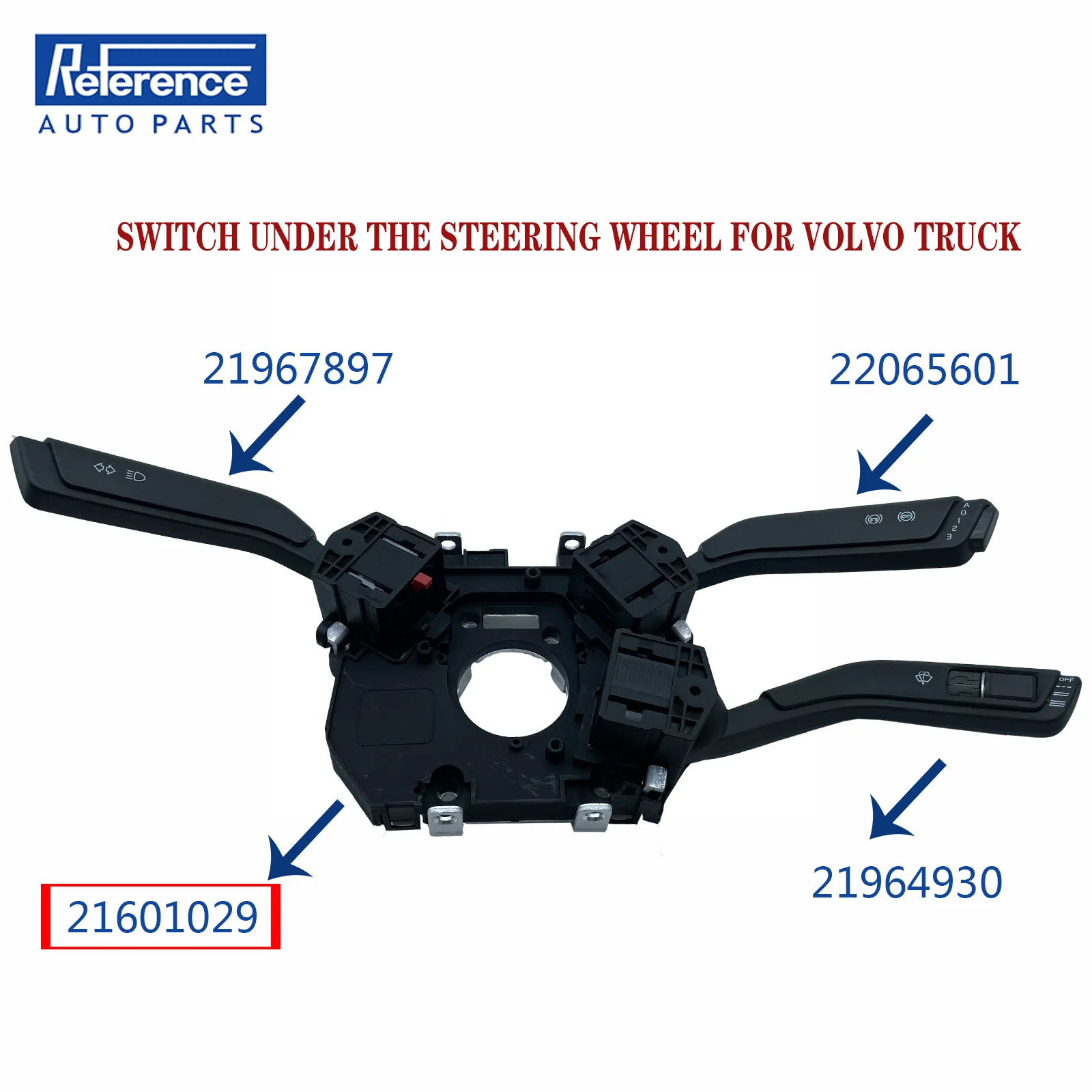 Vol FH 4 Steering Column Switches Turn Signal Light Switch 22065601 21964930 21967897 Mounting Plate Control Unit 21601029