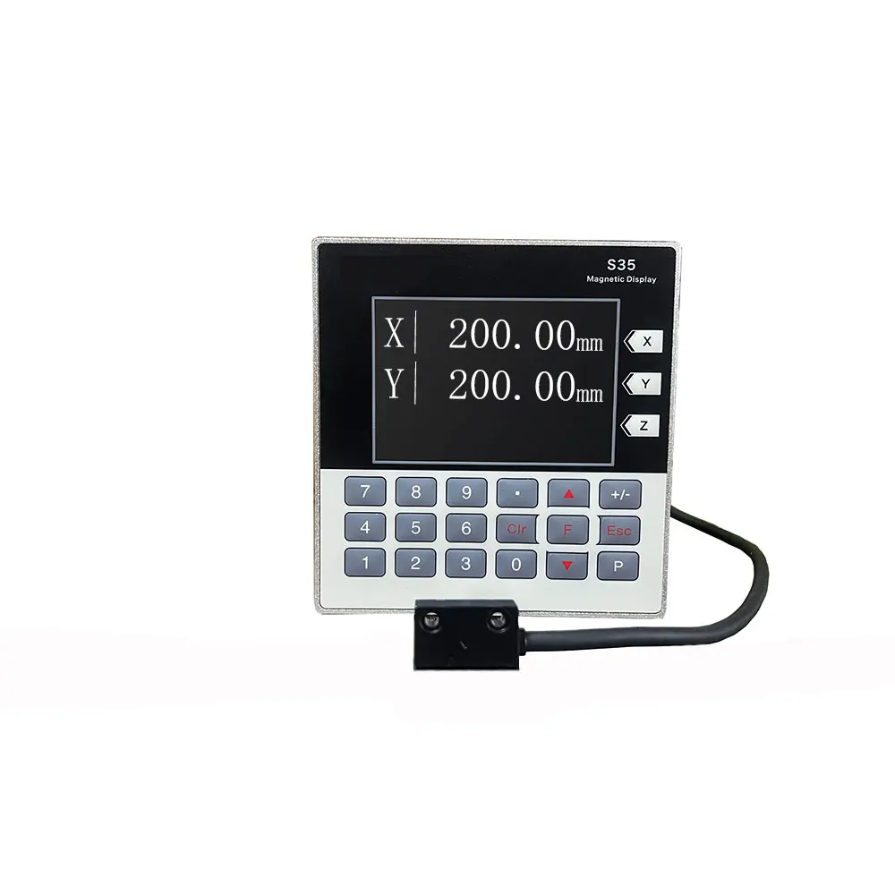 Mini tTtl Readout Lcd Set Dro Magnetic 2 Axis Sino Optical Lathe Electronic Linear  Scales Digital Measuring