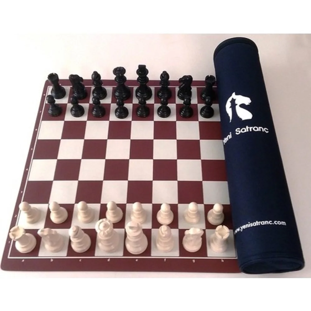 

New Chess 94mm (Shah Length) Portable bag chess game Board games for children miniature travel size Quality Product 2022-2023